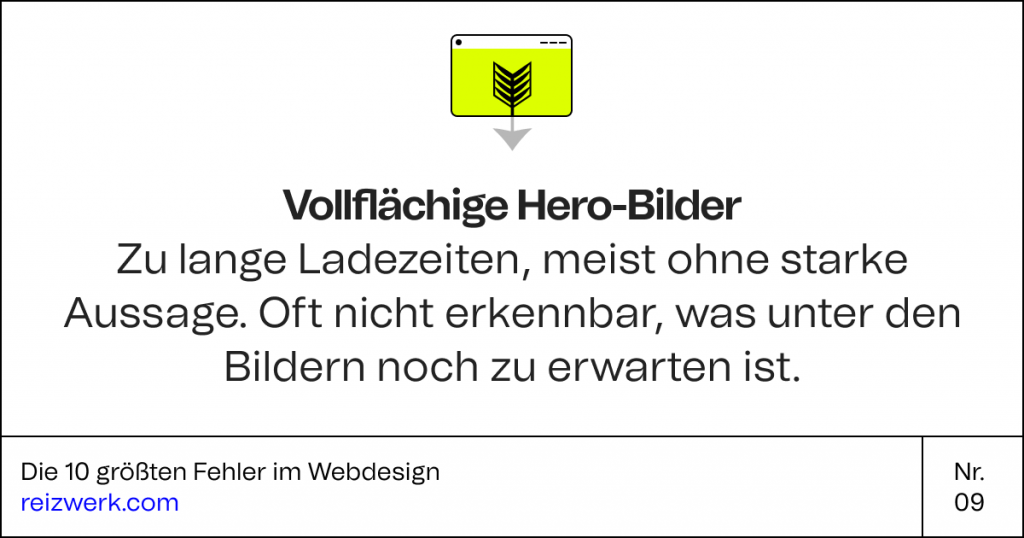 Grafische Darstellung Vollflächige Hero-Bilder